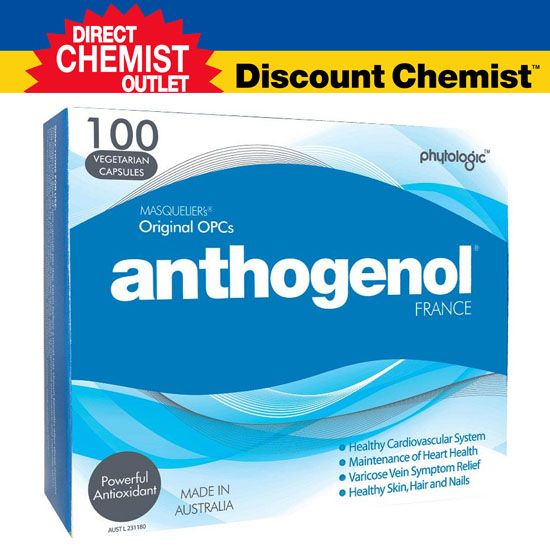 Anthogenol 月光宝盒高浓度花青素葡萄籽精华100粒