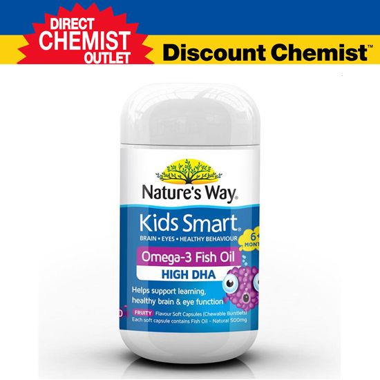 Nature S Way 佳思敏omega 3儿童鱼油50粒 水果味 Nature S Way 佳思敏omega 3儿童鱼油50粒 水果味