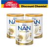 【预售】【3罐装 包邮包税】Nestle 雀巢 NAN 超级能恩金盾奶粉2段（6-12个月）800g 