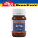 ETHICAL NUTRIENTS 高浓度锌片 40MG 60粒