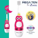 日本Vivatec MEGA TEN 儿童声波电动牙刷（猫头鹰）