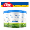 【三罐装包邮】Bellamy's 贝拉米白金版有机A2婴儿奶粉1段 800g