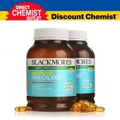【两瓶装】Blackmores 澳佳宝深海鱼油软胶囊（无腥味）1000mg 400粒