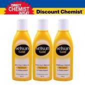 【三瓶包邮】Selsun Gold 强效去屑止痒洗发水（黄瓶）200ml